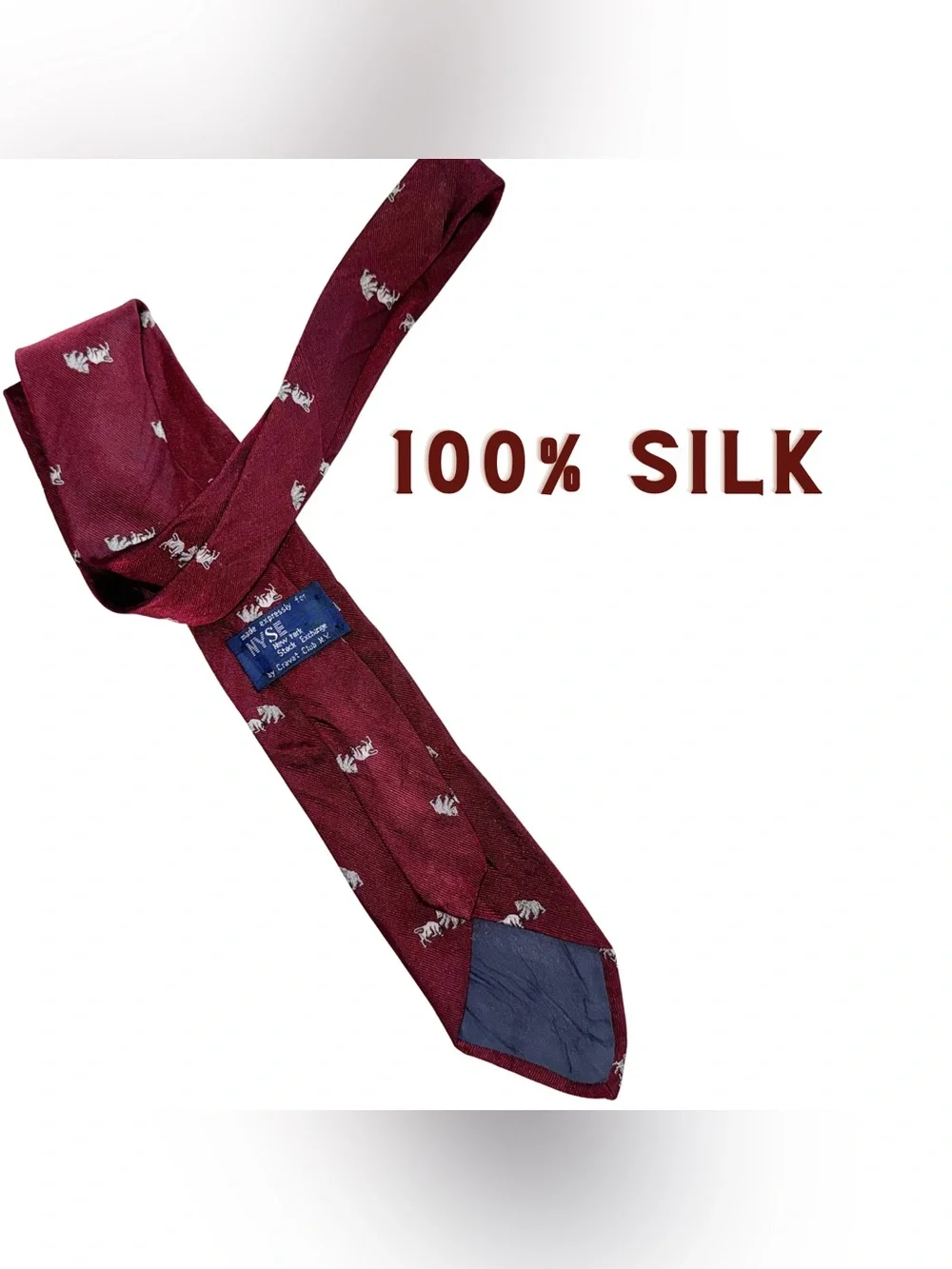 Men's‎ Burgundy Patterned Neck Tie